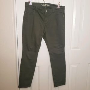 Old Navy Army Green Rockstar Jeans